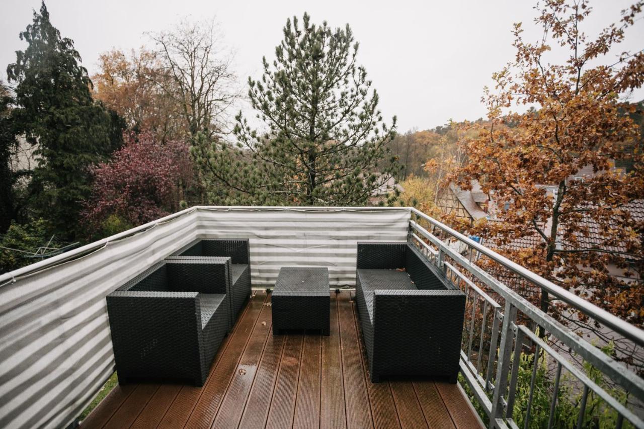 Eigenes Maisonettehaus In Idyllischer Lage Mit Balkon, Nahe Messe, 24H Self-Check In, Gratis Parken 슈바바하 외부 사진