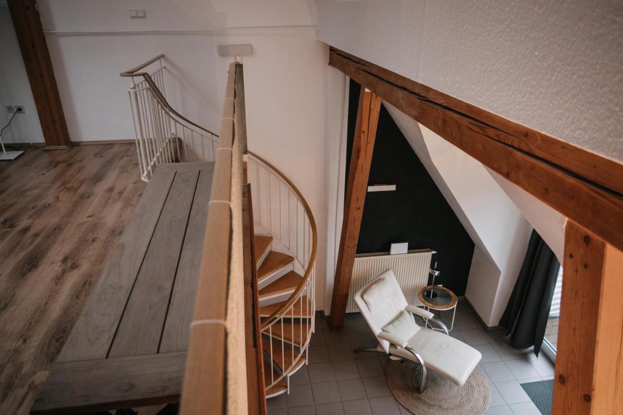Eigenes Maisonettehaus In Idyllischer Lage Mit Balkon, Nahe Messe, 24H Self-Check In, Gratis Parken 슈바바하 외부 사진